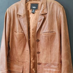 Mossimo light brown leather jackets